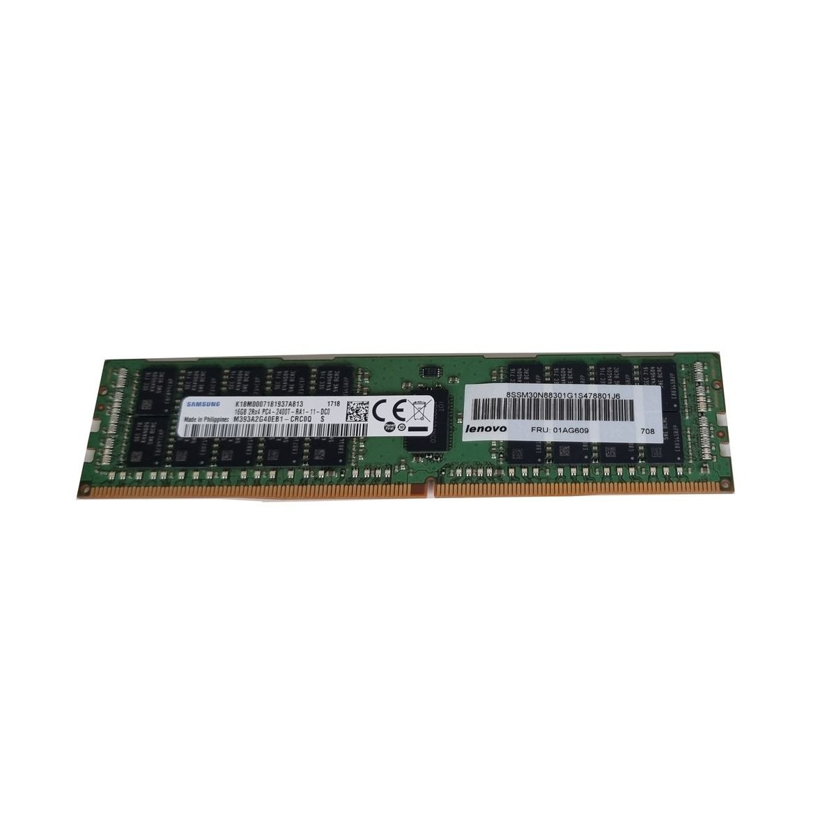 LENOVO 16GB 2Rx4 PC4-2400T ECC REG 01AG609 LENOVO 16GB 2Rx4 PC4-2400T ECC REG 01AG609
