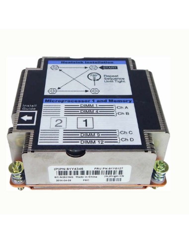 RADIATOR IBM FLEX X240 HEATSINK CPU -1 81Y4346