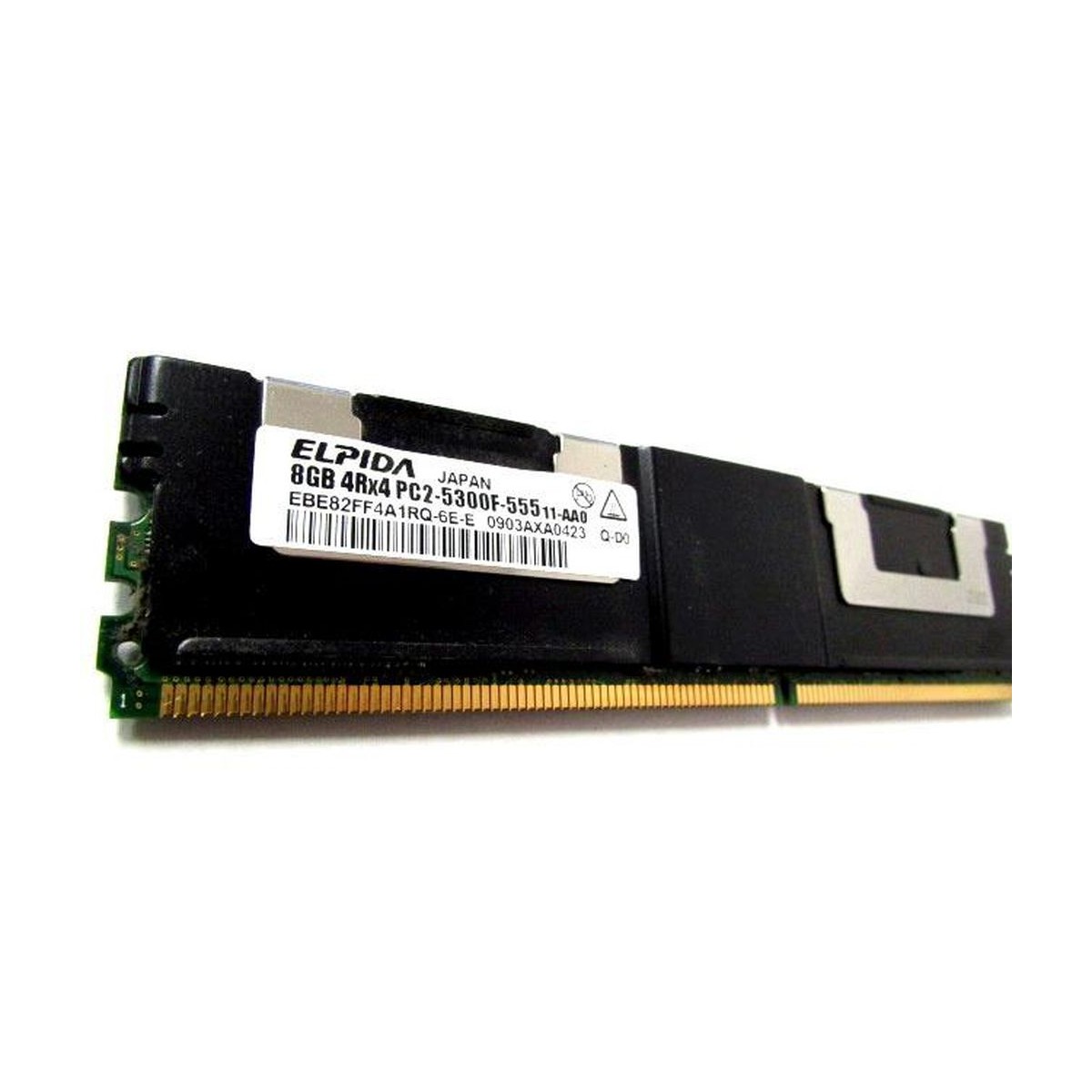 ELPIDA 8GB 4Rx4 PC2-5300F-555 FB DIMM EBE82FF4A1R