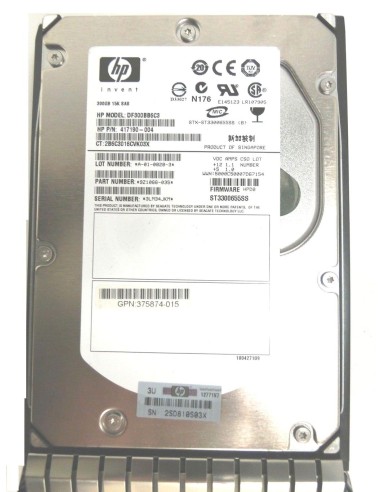 DYSK HP 300GB SAS 15K 3G 3,5 417190-004 RAMKA
