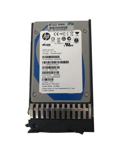 DYSK HP 200GB SAS SSD 6G 7.2K 2,5 RAMKA 632430-001