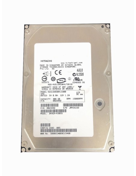 DYSK HITACHI 300GB SAS 15K 3,5 HUS154530VLS300