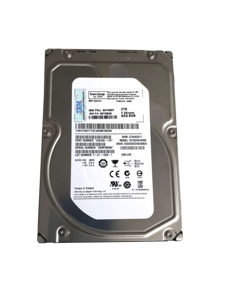 DYSK IBM 2TB SAS 7,2K 6G 3,5 90Y8597 ST32000444SS
