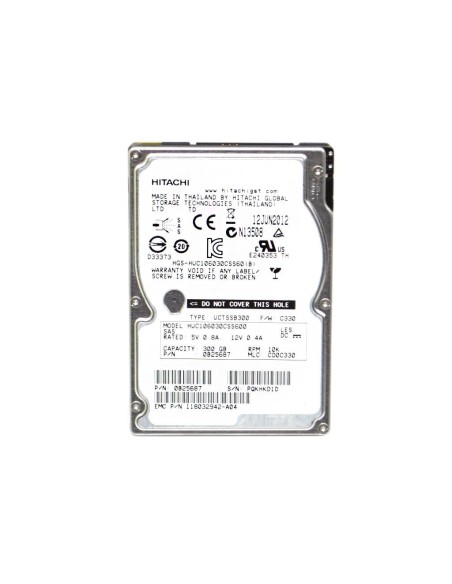 DYSK EMC HGST 300GB SAS 10K 6G 2,5 118032942+04