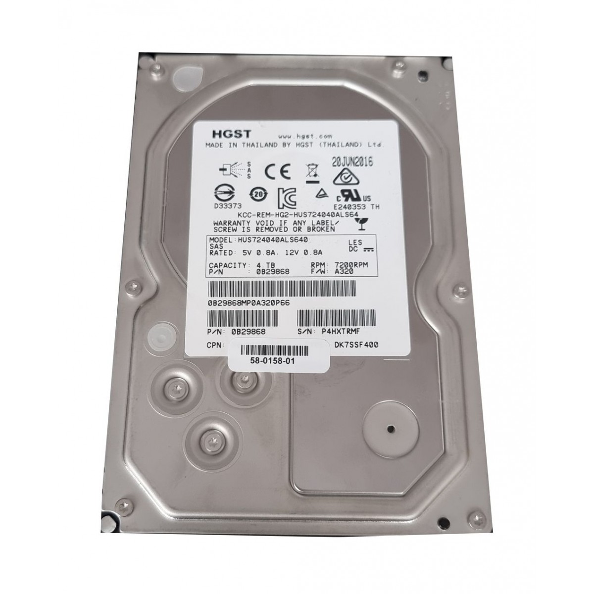 DYSK CISCO HGST 4TB SAS 7.2K 6G 64MB 3,5 0B29868 DYSK CISCO HGST 4TB SAS 7.2K 6G 64MB 3,5 0B29868