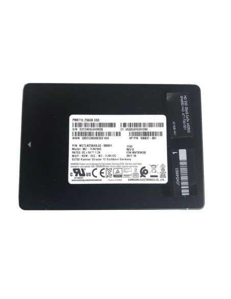 Dysk SSD do laptopa HP 256 GB SATA SSD 6G 2,5 936837-001 | computerowiec.com.pl