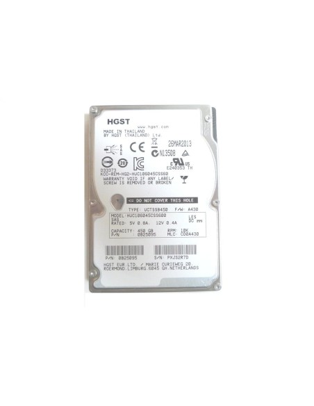 DYSK HGST 450GB SAS 6Gb 10K 2,5 HUC106045CSS600