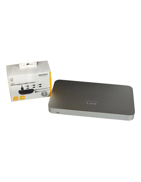 CISCO MERAKI MX64-HW CLOUD MANAGED FIREWALL 802.11ac 1xWAN 4xLAN 1GB VLAN