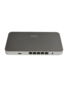 CISCO MERAKI MX64-HW CLOUD MANAGED FIREWALL 802.11ac 1xWAN 4xLAN 1GB VLAN 2
