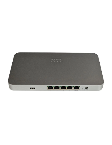 CISCO MERAKI MX64-HW CLOUD MANAGED FIREWALL 802.11ac 1xWAN 4xLAN 1GB VLAN