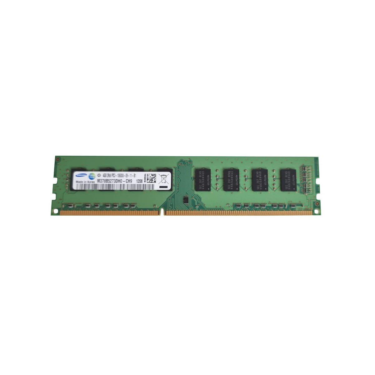 SAMSUNG 4GB DDR3 PC3-10600U M378B5273DH0-CH9 SAMSUNG 4GB DDR3 PC3-10600U M378B5273DH0-CH9