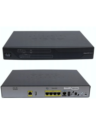 ROUTER CISCO C881-K9 V01 5xRJ-45 2xPoE