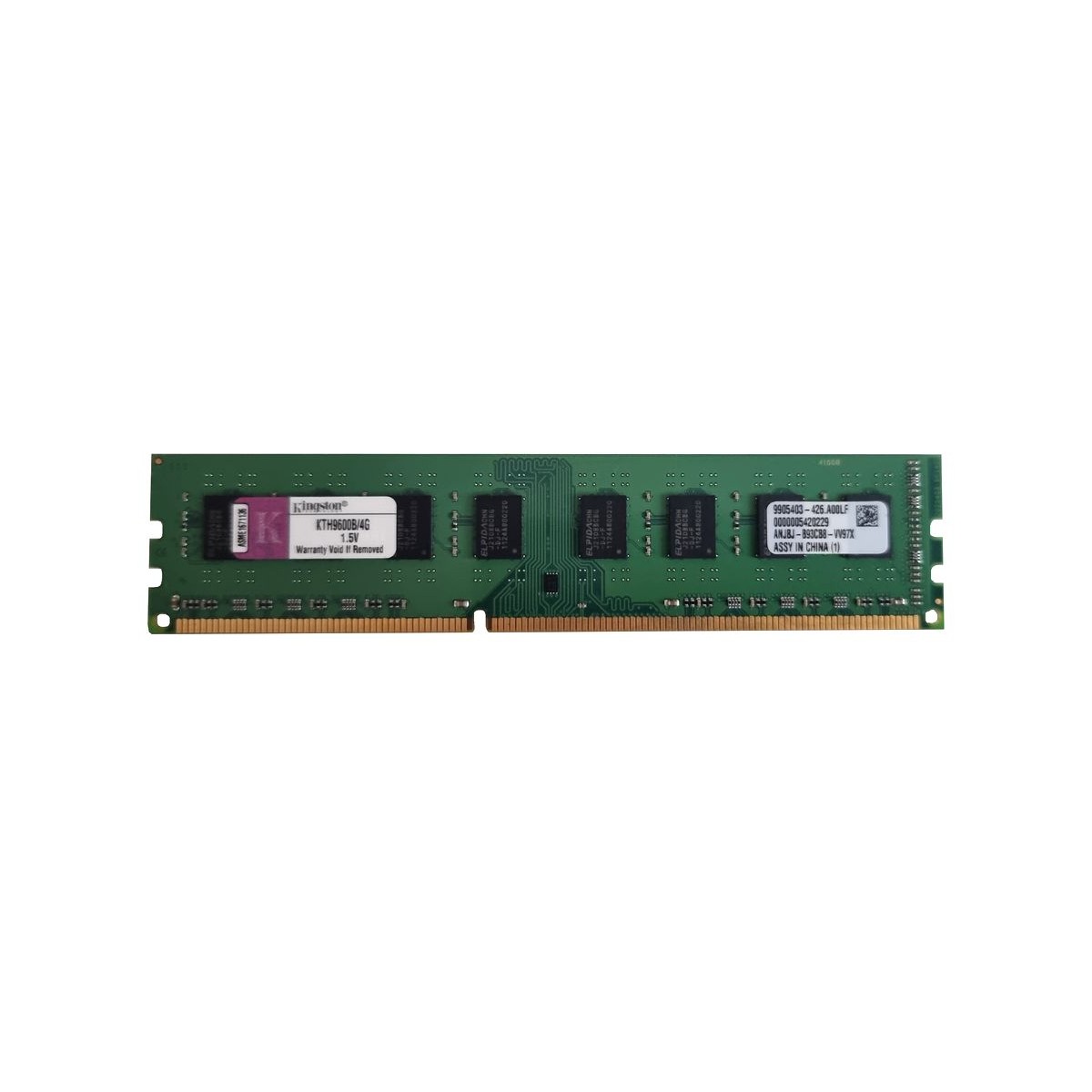 KINGSTON 4GB DDR3 PC3-10600 1333MHz KTH9600B/4G