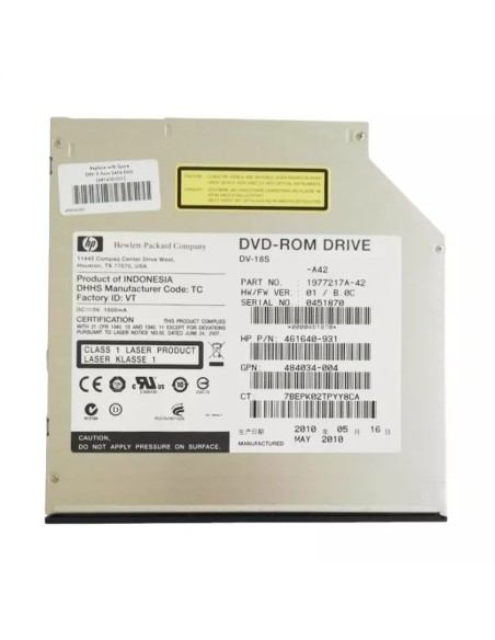 NAPED DVD-ROM HP DL120 G6 G7 DV-18S 461640-931