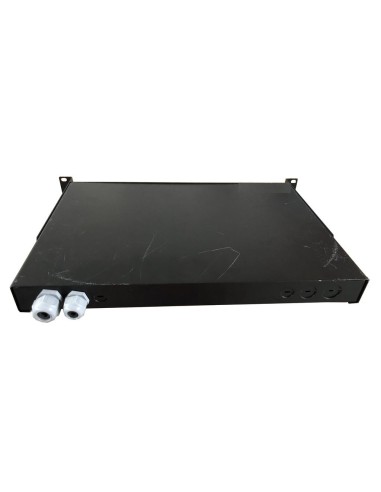 DUAL FIBER PATCH PANEL AMP 12 PORTS RACK MOUNTED