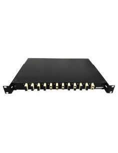 PATCH PANEL AMP 12 PORTS DUAL FIBER RACK MOUNTED