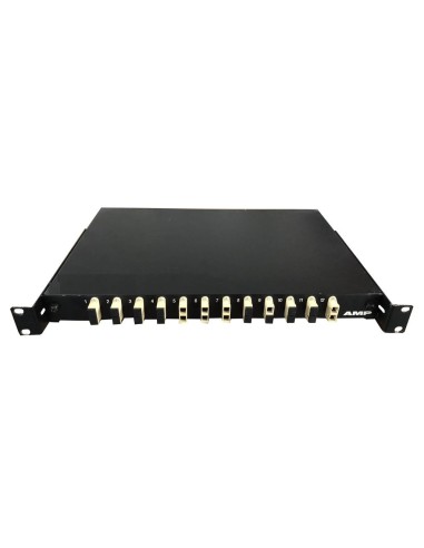 PATCH PANEL AMP 12 PORTS DUAL FIBER RACK MOUNTED