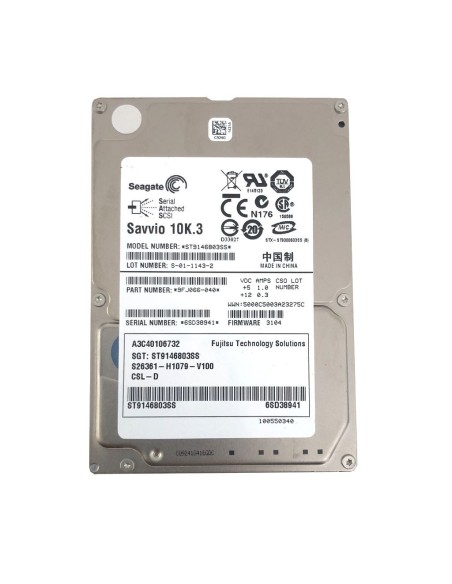 FUJITSU SEAGATE 146GB SAS 10K.3 2,5 A3C40106732
