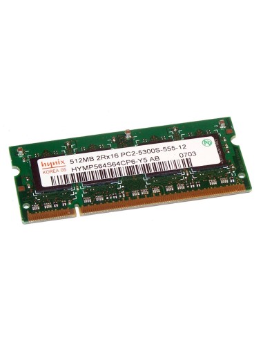 HYNIX 512MB PC2-5300S SODIMM HYMP564S64CP6-Y5 AB
