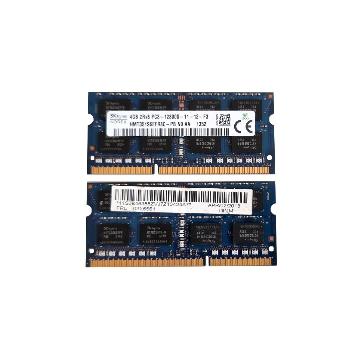 HYNIX 4GB SODIMM PC3 -12800S HMT351S6EFR8C-PB