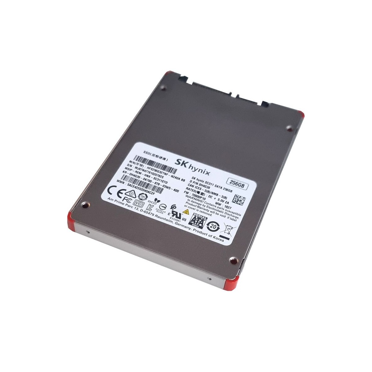 DYSK DELL SK HYNIX SC311 256GB SSD SATA III 6G 2,5 7MM 0H4G39
