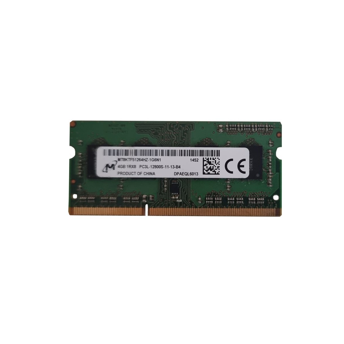 MICRON 4GB SODIMM PC3L-12800S MT16JTF51264HZ-1G6N