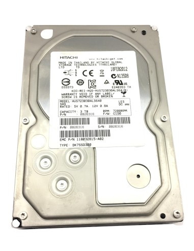 Hitachi 3TB SAS 6Gb 7.2K HUS724030ALS640