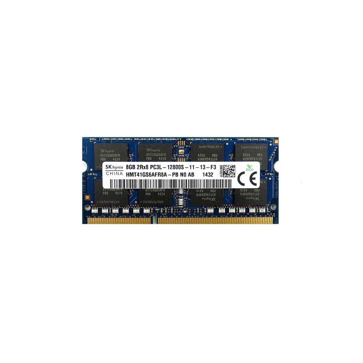 HYNIX 8GB SODIMM PC3L-12800S HMT41GS6AFR8A-PB