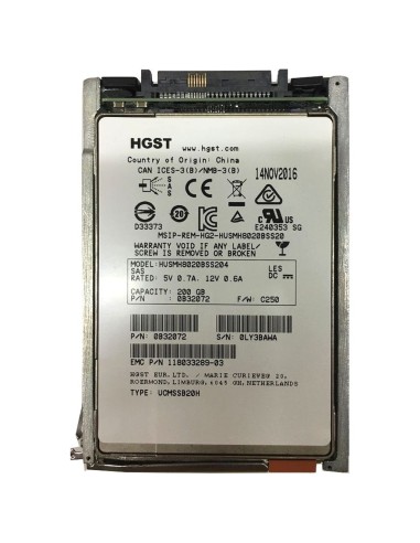 EMC 600GB SAS 10K.5 2,5 VNX RAMKA 118032757-A02