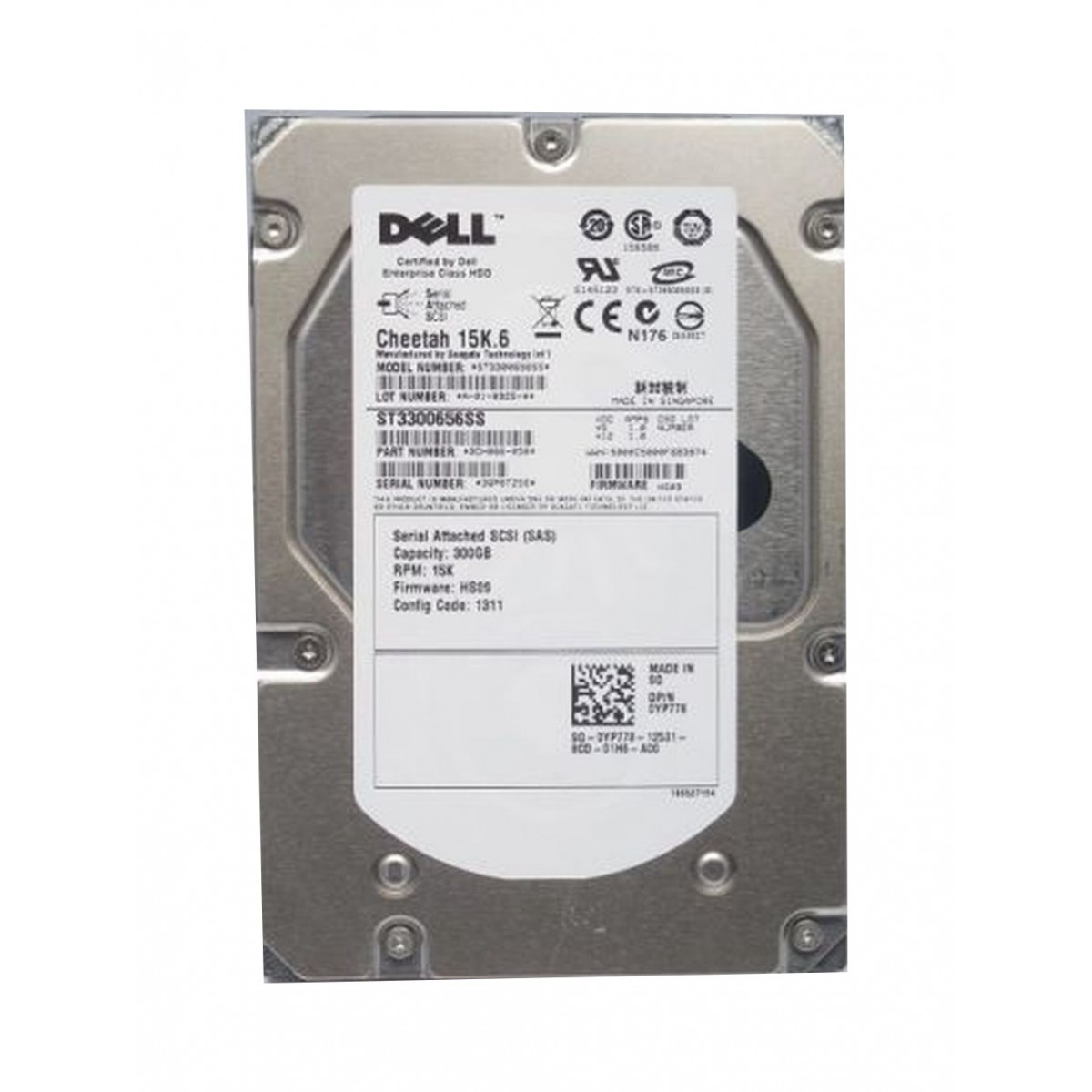 DELL CHEETAH 15K.6 300GB SAS 15K 3,5 0YP778
