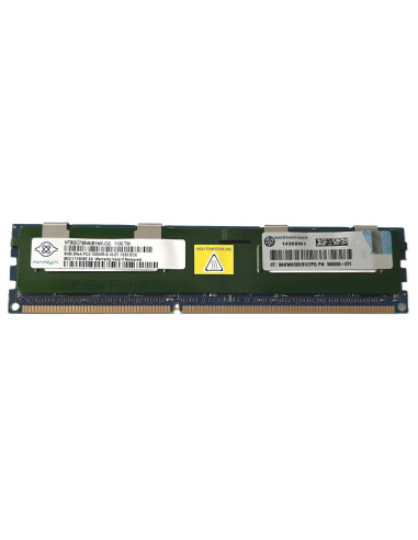 PAMIĘĆ HP NANYA 8GB 2Rx4 PC3-10600R ECC REG NT8GC72B4NB1NK-CG 500205-071