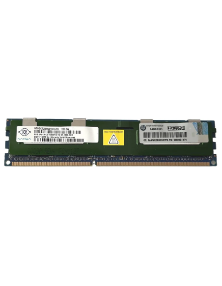 PAMIĘĆ HP NANYA 8GB 2Rx4 PC3-10600R ECC REG NT8GC72B4NB1NK-CG 500205-071