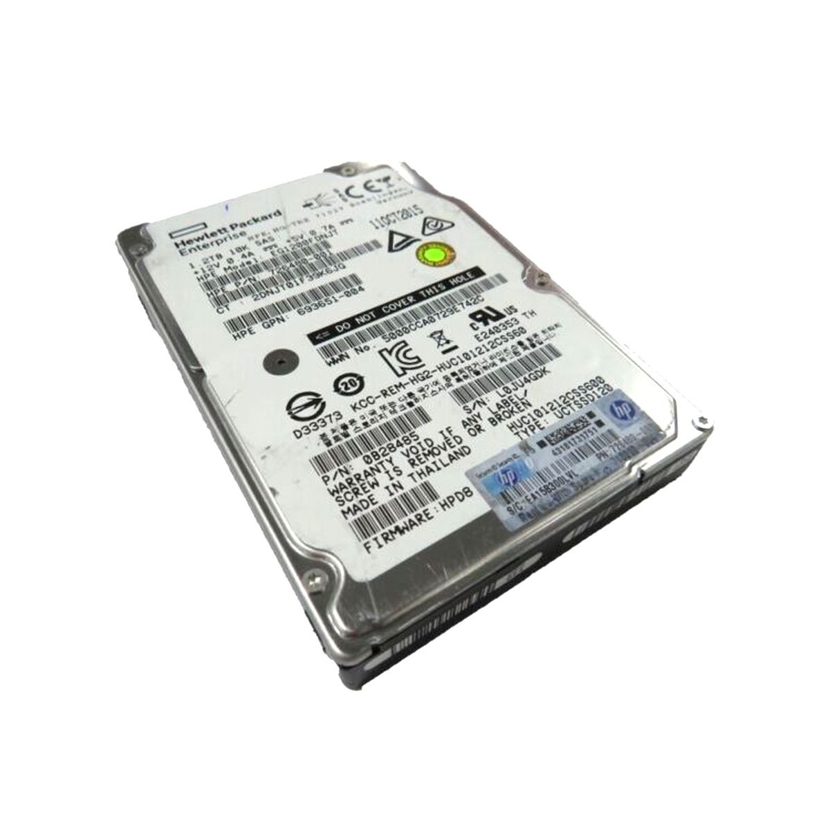 HP EG1200FDNJT 1.2TB SAS 10K 6G 2,5 726480-001