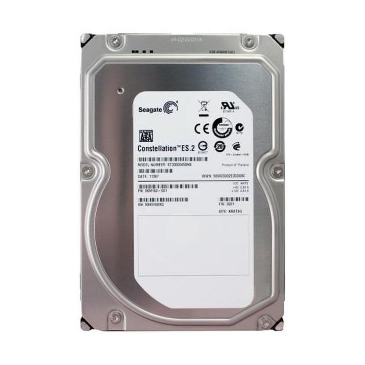 DYSK SEAGATE ES.2 3TB SATA 6G 64MB CACHE 7.2K 3,5 ST33000650NS 9SM160-001