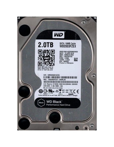 DYSK WD BLACK 2TB SATA 7.2K 6G 3,5 WD2003FZEX