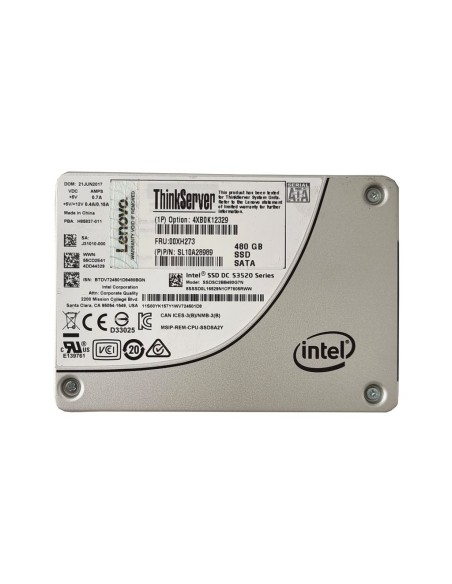 DYSK LENOVO INTEL DC S3520 SERIES 480GB SSD SATA III 6G 2,5 MLC 00XH273