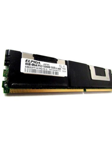 ELPIDA 8GB 4Rx4 PC2-5300F-555 FB DIMM EBE82FF4A1R