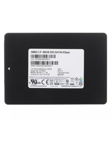 SAMSUNG 480GB SSD SATA SM883 6G 2,5 MZ-7KH4800