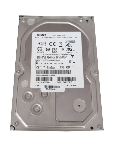 DYSK CISCO HGST 4TB SAS 6G 64MB CACHE 7.2K 3,5 58-0158-01 0B29868