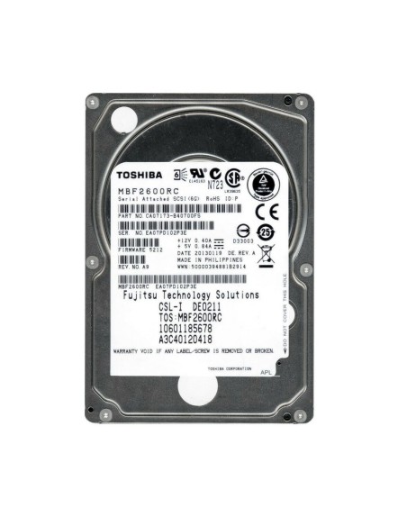 DYSK FUJITSU 600GB SAS 10K 6G 2,5 A3C40120418