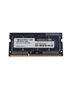 TEAMGROUP 4GB SODIMM PC3L-12800S TMD3L4G1600C11-S