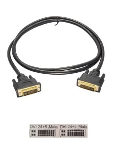 NOWY KABEL DVI 24+5 NA DVI 24+5 1.8M AK-AV-02