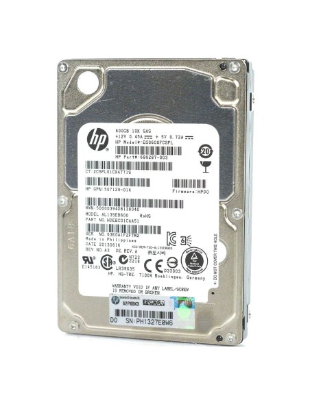DYSK HP 600GB SAS 10K 6G EG0600FCSPL 689287-003