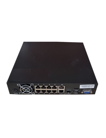 SWITCH RAZBERI MP 8x10/100 PoE 1x HDMI 2x eSATA