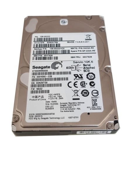 IBM SEAGATE 900GB SAS 6G 10K 2,5 ST900MM0006