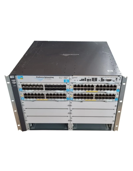HP 5412zl 2xJ8702A 1xJ9537A J9534A 72x1GB PoE+