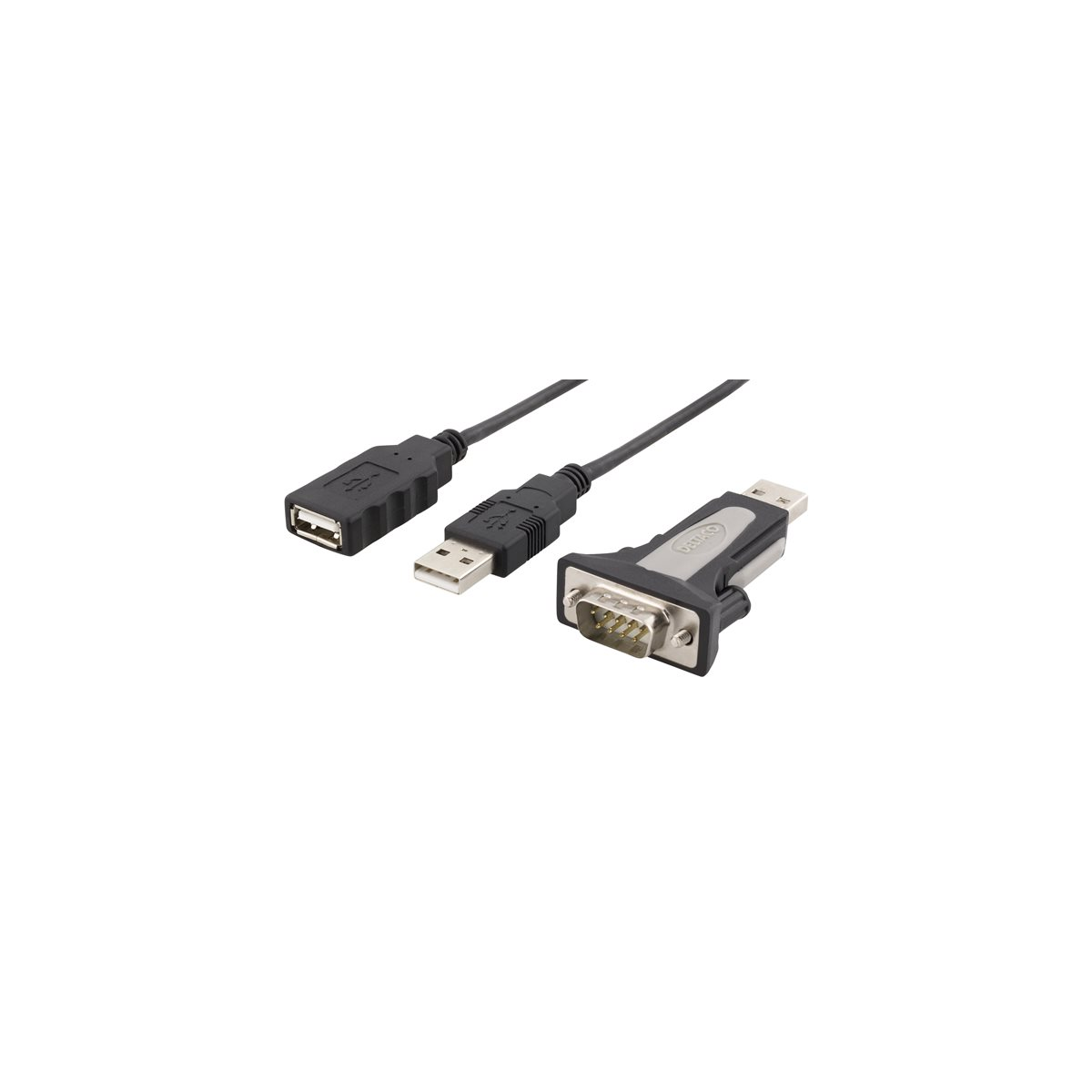 ADAPTER DELTACO USB 2.0 NA RS-232 DB-9 1M UC-232C9