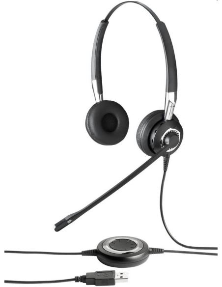SŁUCHAWKI Z MIKROFONEM JABRA BIZ 2400 DUO