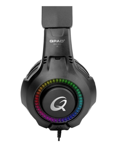 SŁUCHAWKI Z MIKROFONEM QPAD QH-20 LED PS4 XBOX 1