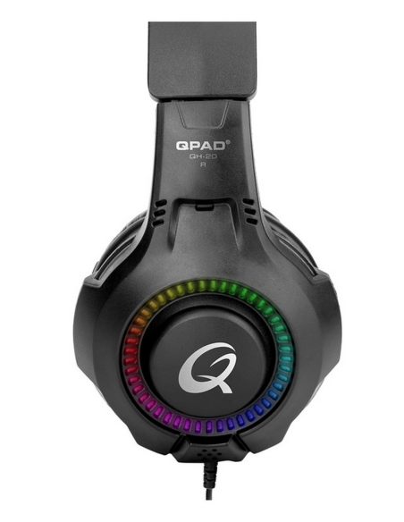 SŁUCHAWKI Z MIKROFONEM QPAD QH-20 LED PS4 XBOX 1
